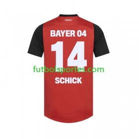 Camiseta Bayer 04 Leverkusen Patrik Schick 14 Primera Equipación 2024/2025